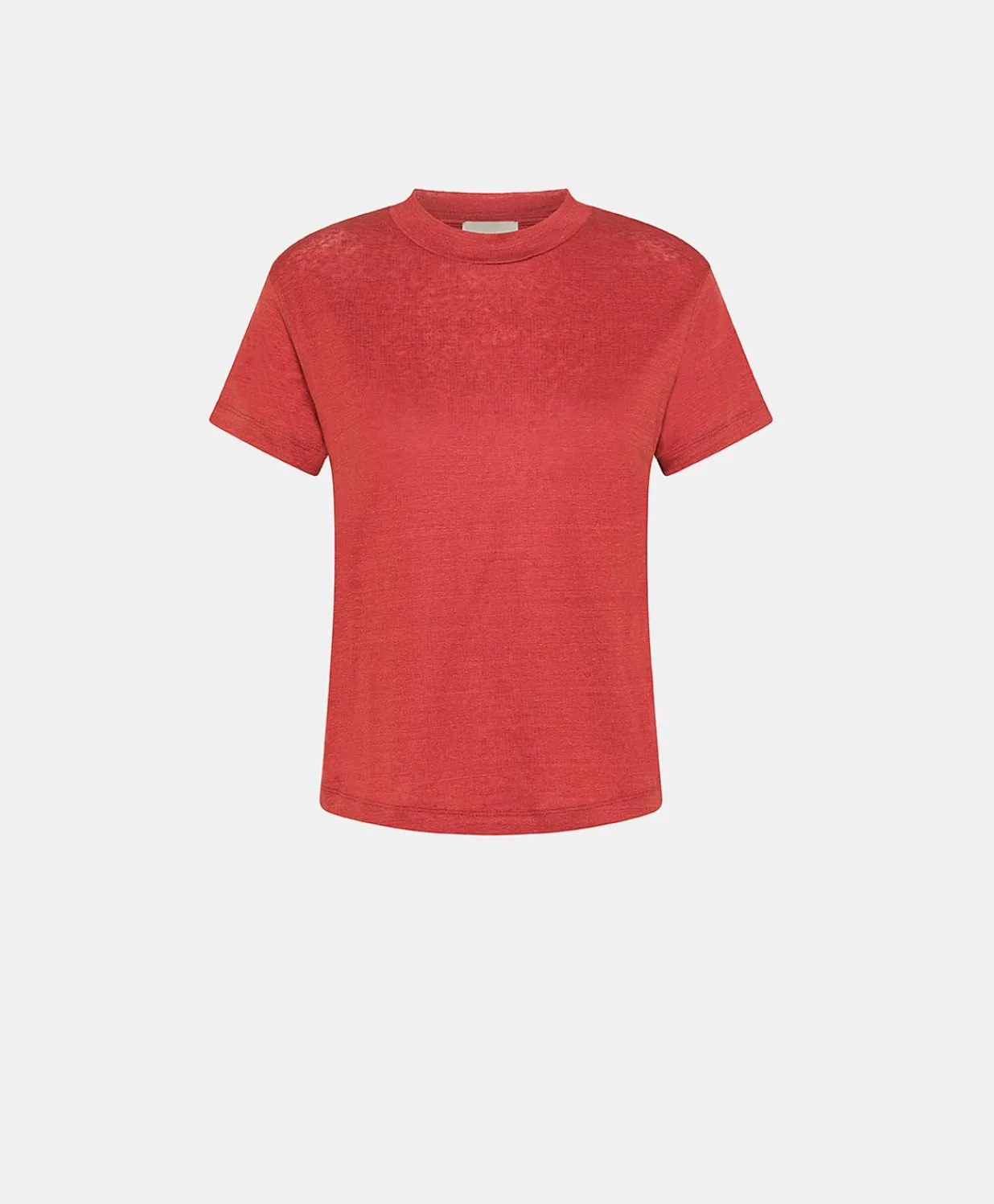 Clearance Tshirt Jersey En Lin Lottie - Amarante Femmes T-Shirts Et Hauts