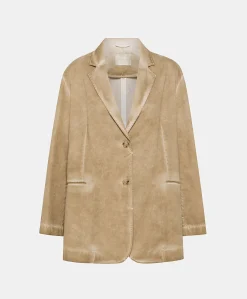 Clearance Veste Edith Gabardine - Sable Femmes Costumes Et Costumes