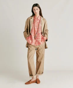 Clearance Veste Edith Gabardine - Sable Femmes Costumes Et Costumes