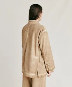 Clearance Veste Edith Gabardine - Sable Femmes Costumes Et Costumes