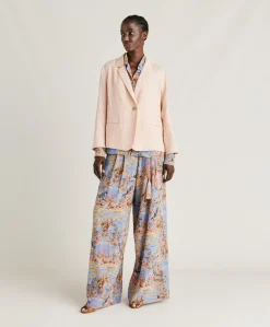 Veste En Lin Epais Emma - Saumon Femmes Vestes