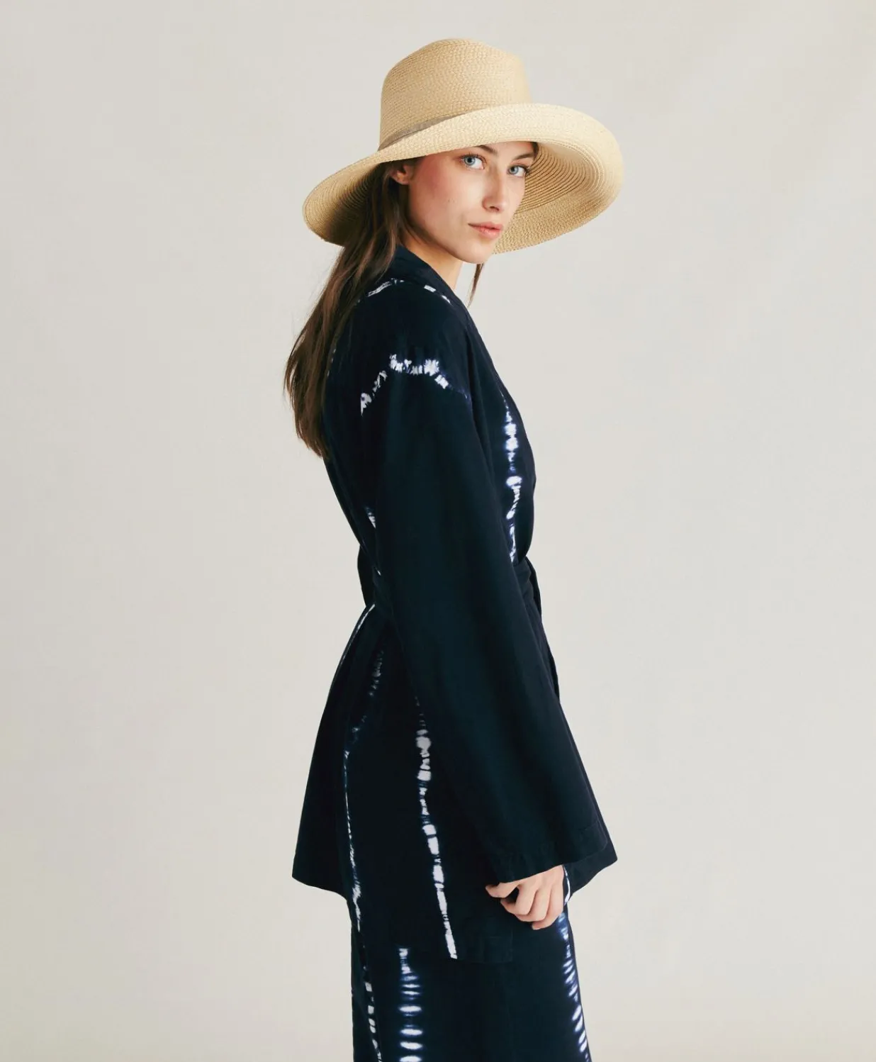 Sale Veste Eugenie Tie&Dye Gabardine - Encre Femmes Costumes Et Costumes