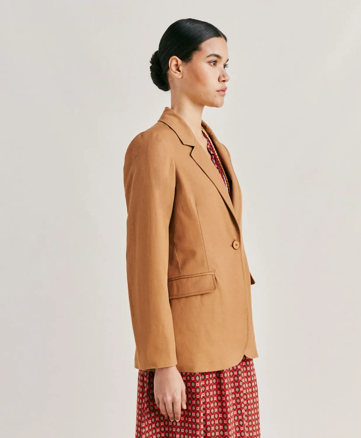Outlet Veste Futura Gabardine - Caramel Femmes Vestes