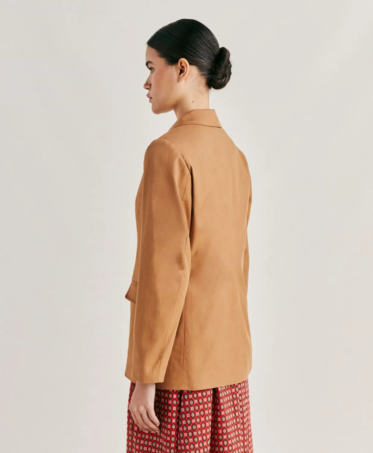 Outlet Veste Futura Gabardine - Caramel Femmes Vestes