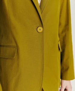Clearance Veste Futura Gabardine - Olive Femmes Costumes Et Costumes