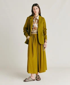 Clearance Veste Futura Gabardine - Olive Femmes Costumes Et Costumes