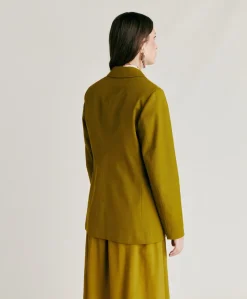 Clearance Veste Futura Gabardine - Olive Femmes Costumes Et Costumes