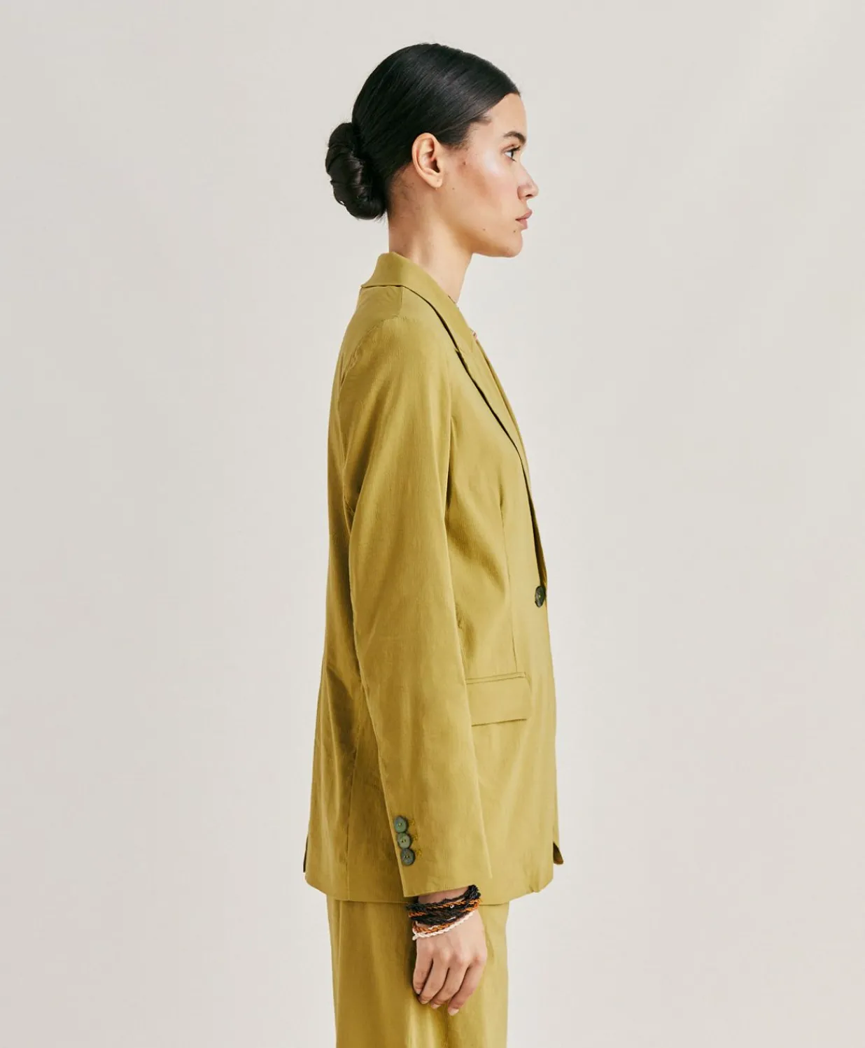 Outlet Veste Lunel En Lin Coton - Avocat Femmes Vestes