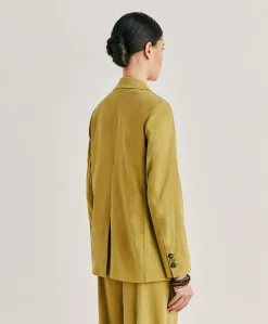 Outlet Veste Lunel En Lin Coton - Avocat Femmes Vestes